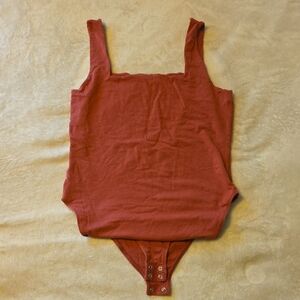 Old Navy Women's Bodysuit in Rust Red